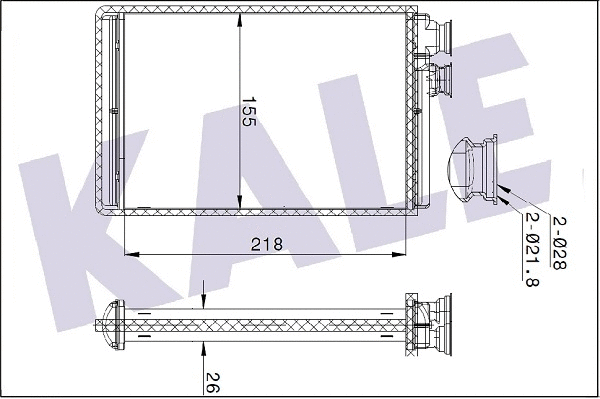 Heat Exchanger, interior heating (347385)