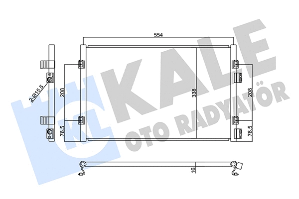 Condenser, air conditioning (360350)