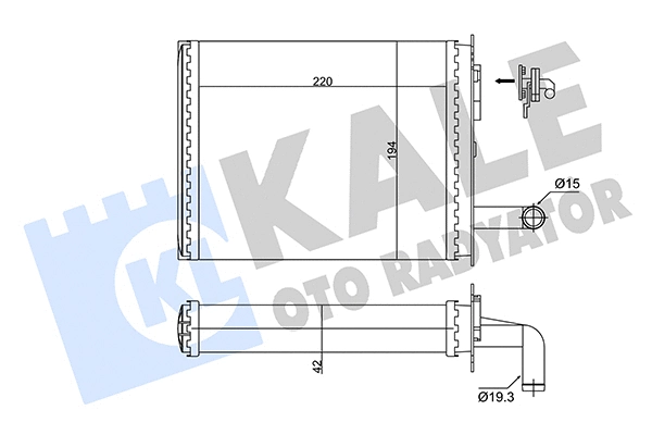 Heat Exchanger, interior heating (346345)