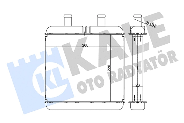 Heat Exchanger, interior heating (346590)