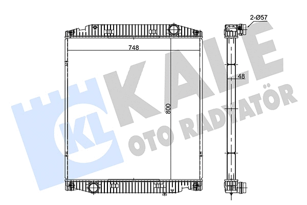 Radiator, engine cooling (349385)