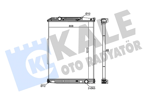 Radiator, engine cooling (351345)