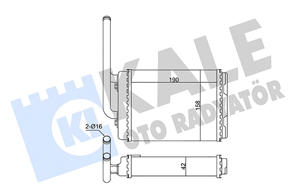 Heat Exchanger, interior heating (347090)