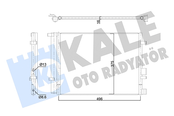 Condenser, air conditioning (353185)