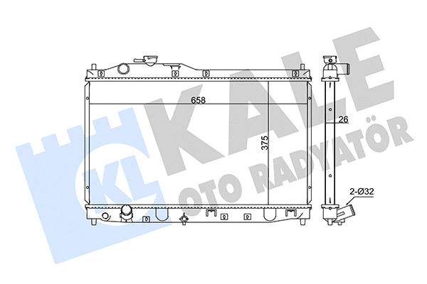 Radiator, engine cooling (345925)