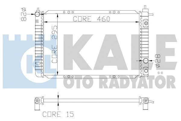 Radiator, engine cooling (342260)