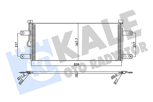 Condenser, air conditioning (353030)