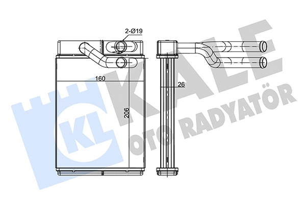 Heat Exchanger, interior heating (352115)