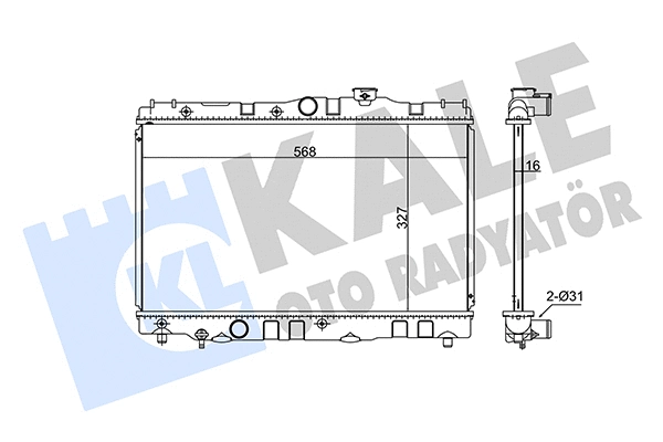 Radiator, engine cooling (348140)