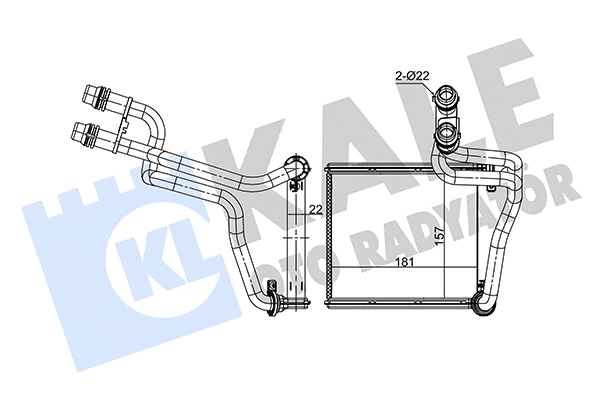 Heat Exchanger, interior heating (354910)