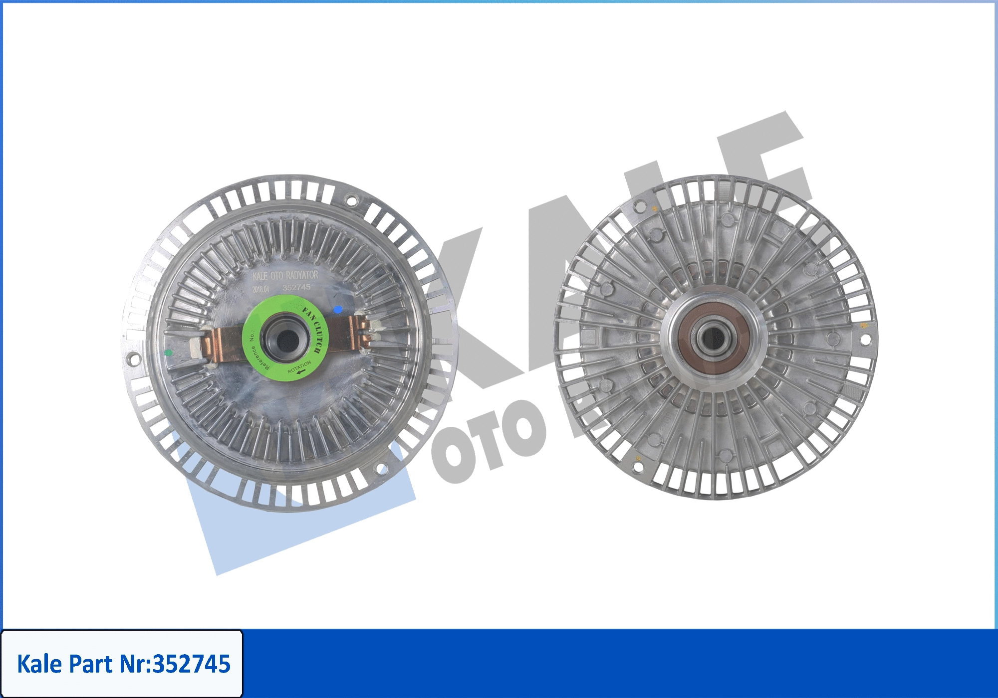Clutch, radiator fan (352745)