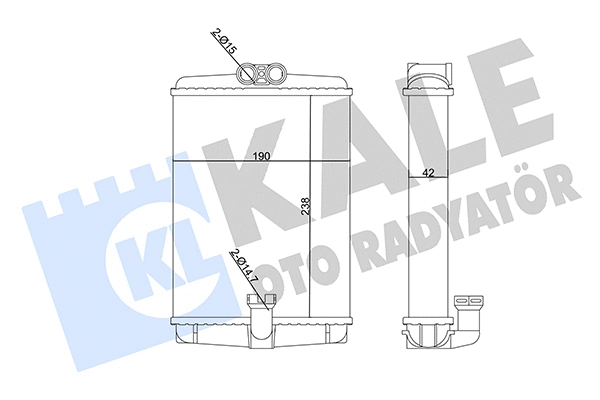 Heat Exchanger, interior heating (360205)