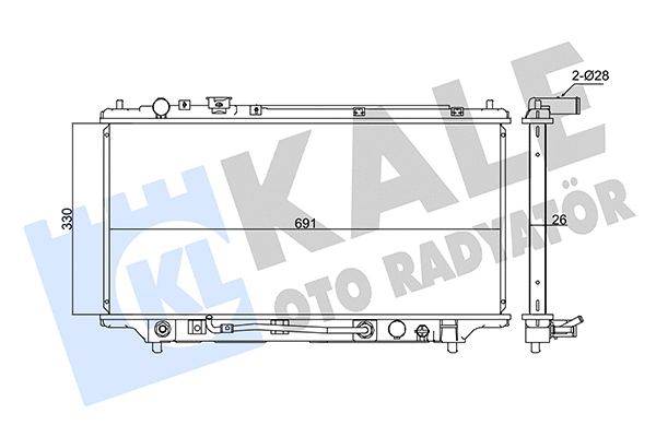 Radiator, engine cooling (347905)