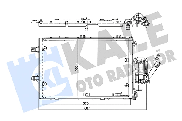 Condenser, air conditioning (358255)