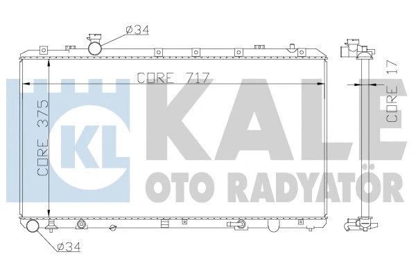 Radiator, engine cooling (342120)