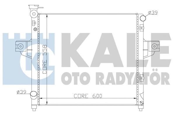 Radiator, engine cooling (342095)