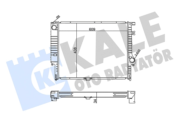 Radiator, engine cooling (351930)