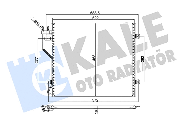 Condenser, air conditioning (354035)