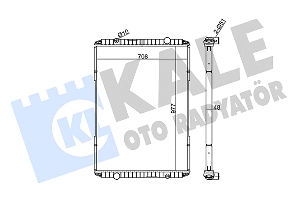 Radiator, engine cooling (349540)