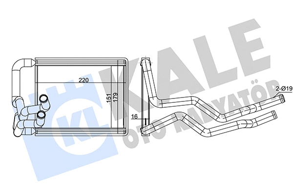 Heat Exchanger, interior heating (347335)