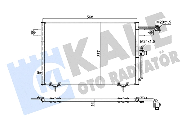 Condenser, air conditioning (353040)