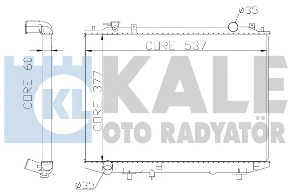 Radiator, engine cooling (356200)