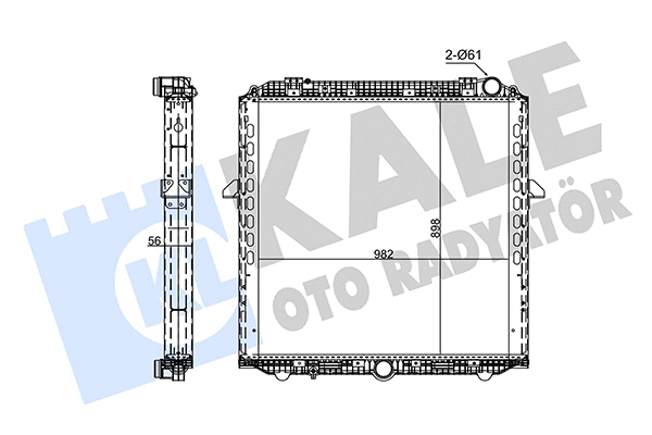 Radiator, engine cooling (352835)