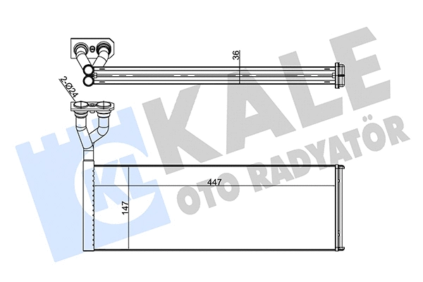 Heat Exchanger, interior heating (351705)