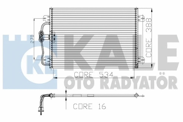 Condenser, air conditioning (128100)