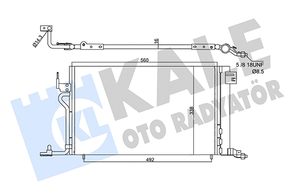 Condenser, air conditioning (358450)