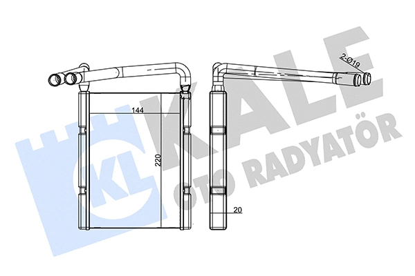 Heat Exchanger, interior heating (347415)