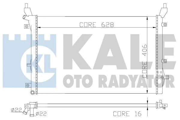 Low Temperature Cooler, charge air cooler (342220)