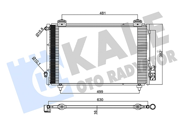 Condenser, air conditioning (383300)