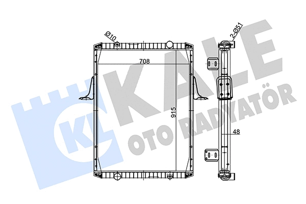 Radiator, engine cooling (349535)