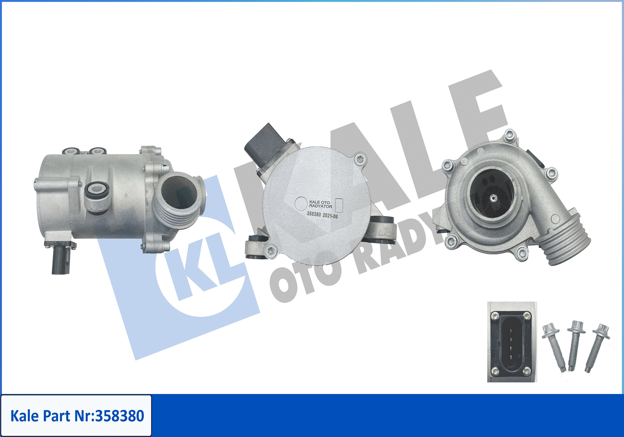 Water Pump, engine cooling (358380)