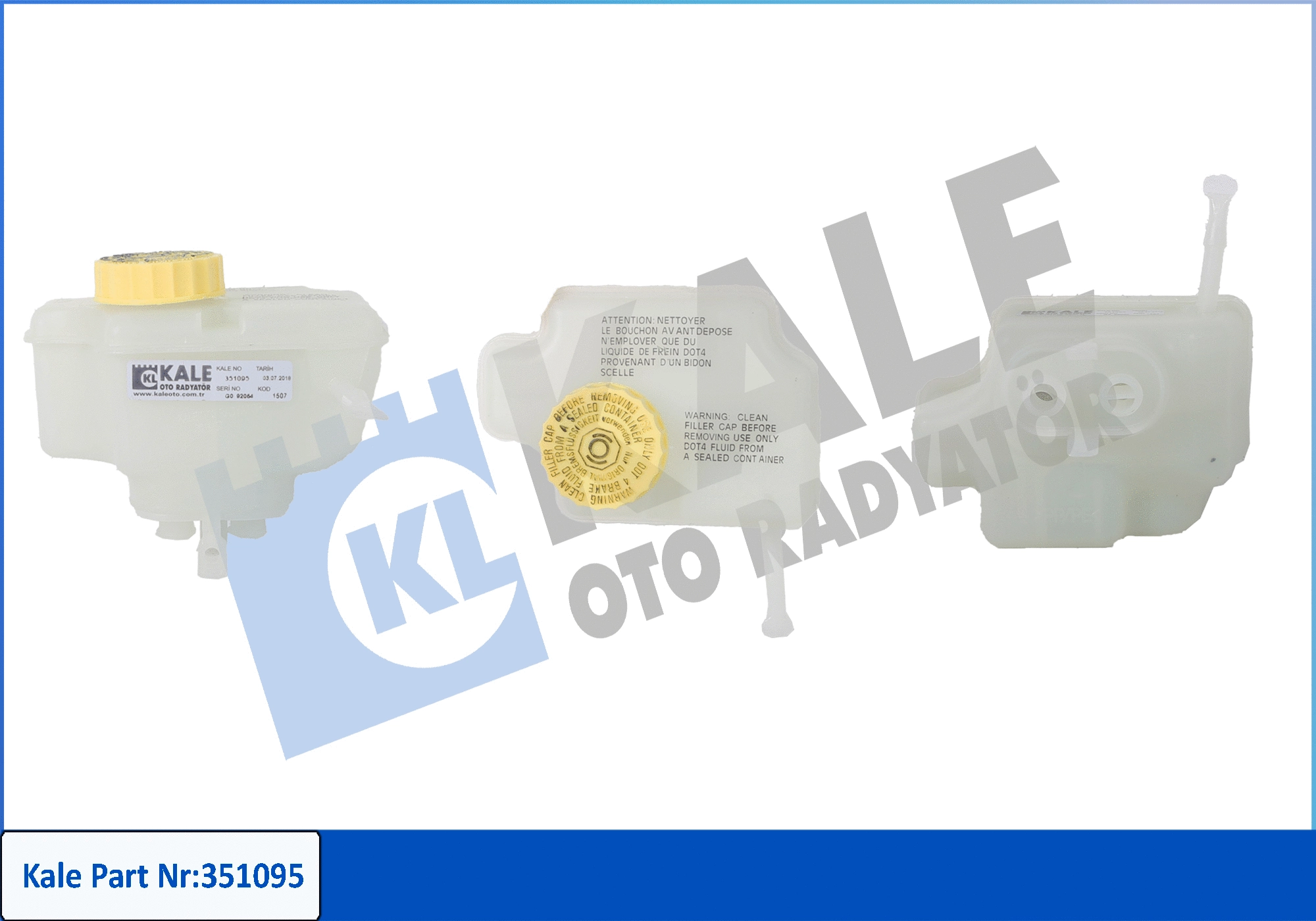 Equalising reservoir, hydraulic oil (power steering) (351095)