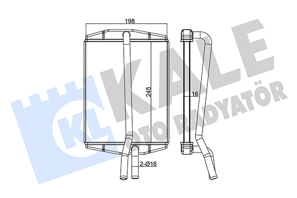 Heat Exchanger, interior heating (346535)
