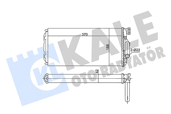 Heat Exchanger, interior heating (354920)