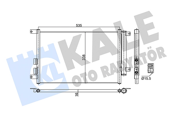 Condenser, air conditioning (353060)