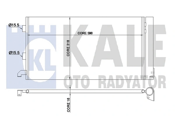 Condenser, air conditioning (350570)