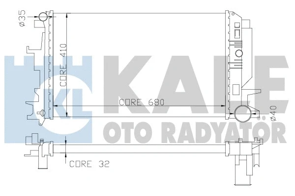 Radiator, engine cooling (373900)