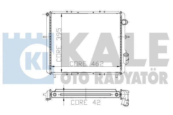 Radiator, engine cooling (207900)