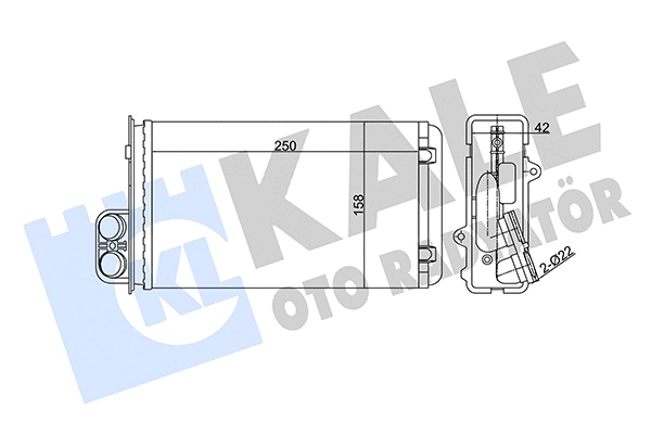 Heat Exchanger, interior heating (346725)
