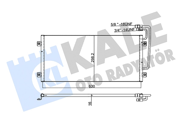 Condenser, air conditioning (350355)