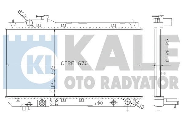 Radiator, engine cooling (342185)