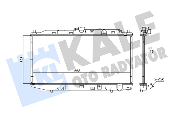 Radiator, engine cooling (347540)