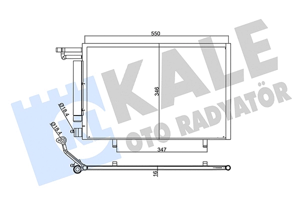 Condenser, air conditioning (357855)