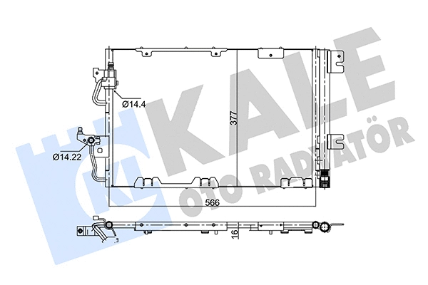 Condenser, air conditioning (353065)