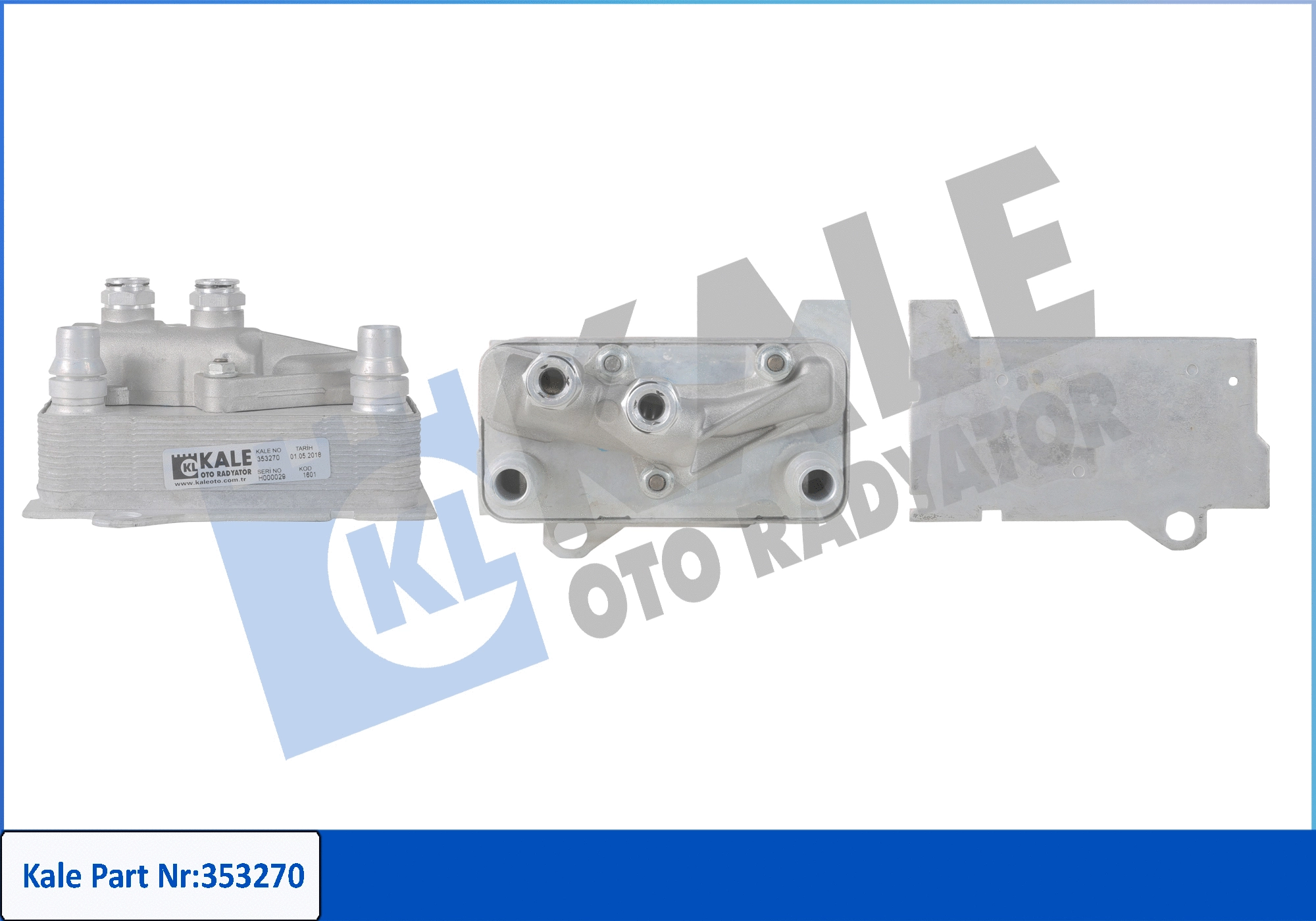 Oil Cooler, engine oil (353270)