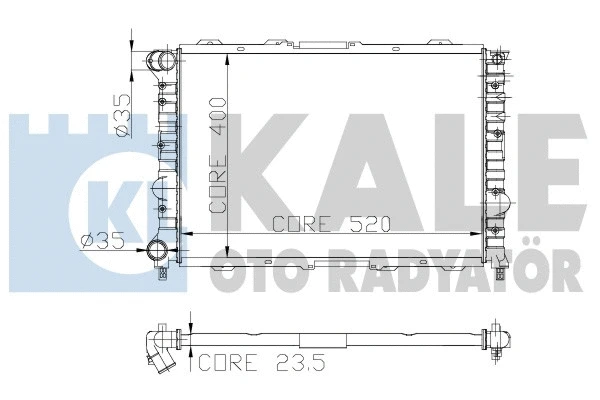 Radiator, engine cooling (230900)